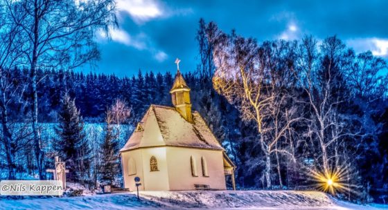 Blaue Stunde - Winterfotografie